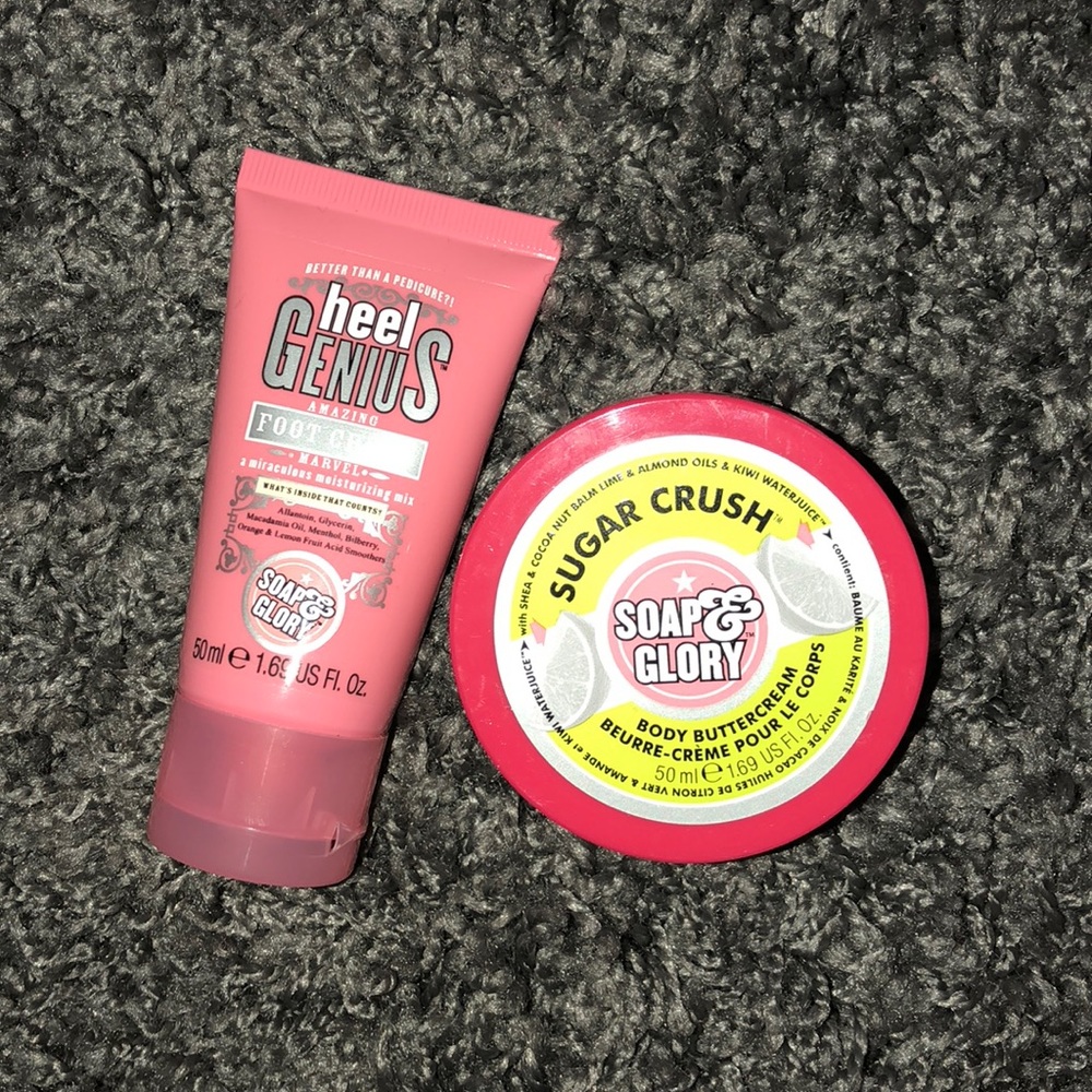 Mini Soap and glory lotions